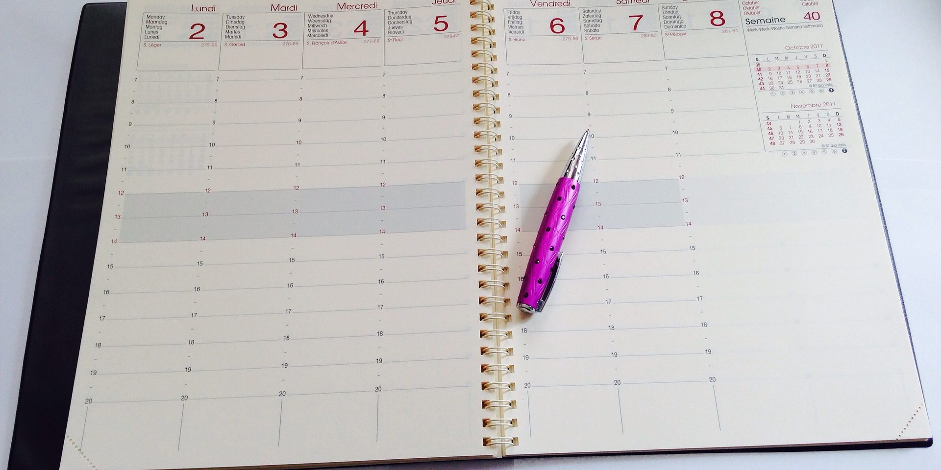 Agenda RV avec soi même